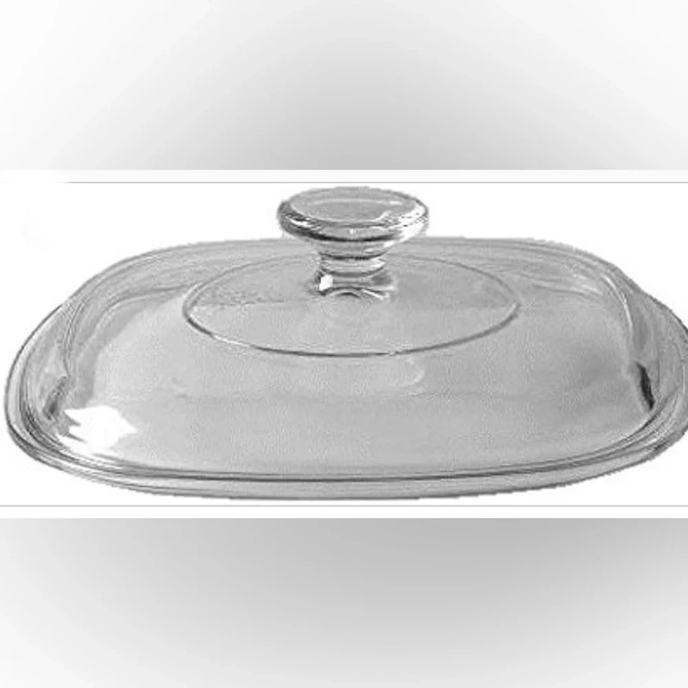Pyrex Clear Glass Square Lid Replacement A12C Pyrex Baking Lid